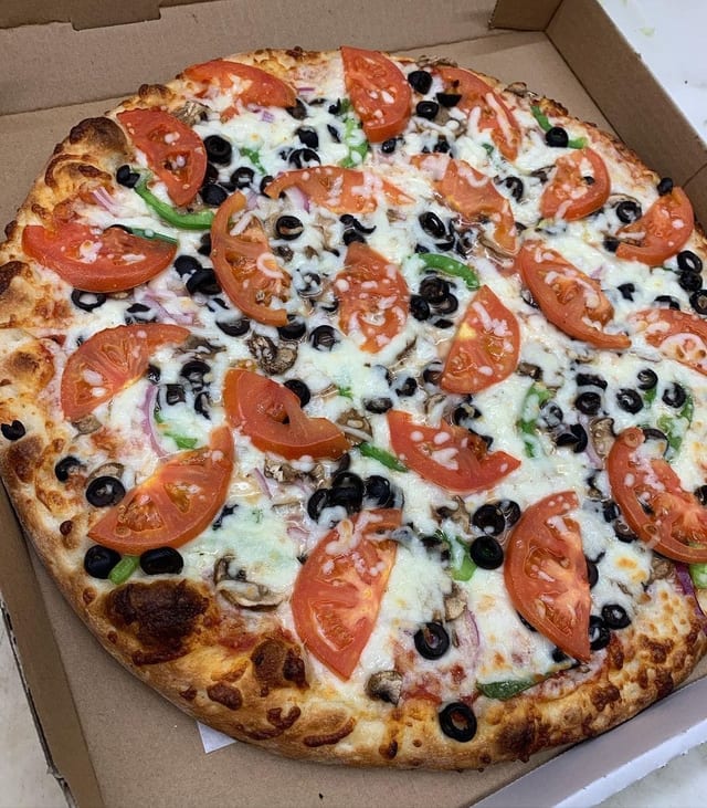 Vegetarian Pizza.