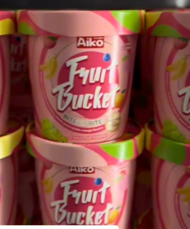 Viral Fruit Bucket Ice Cream.