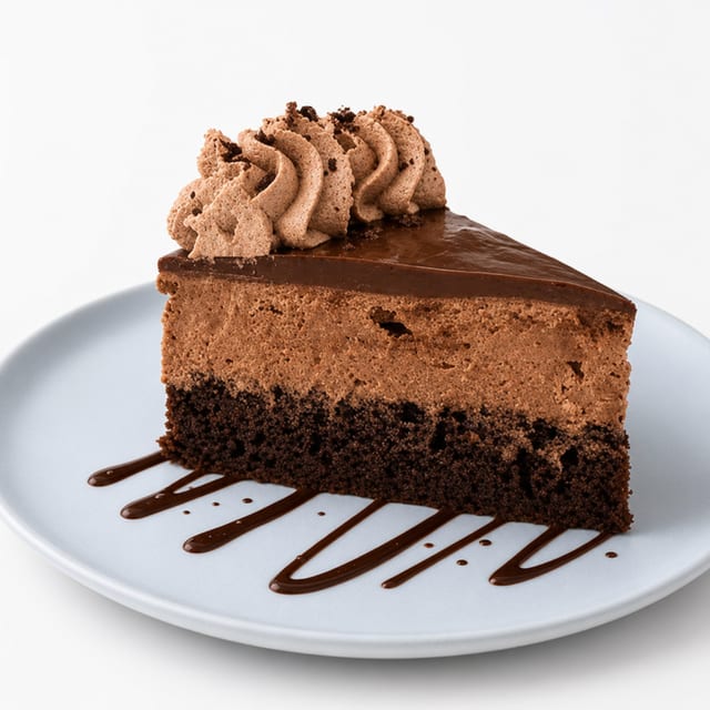 Chocolate Mousse Cake.