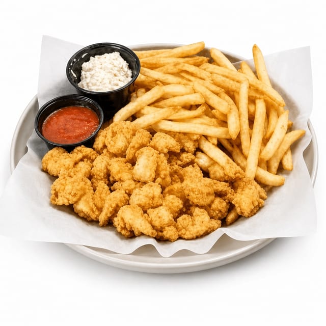 Shrimp Basket with Fries.